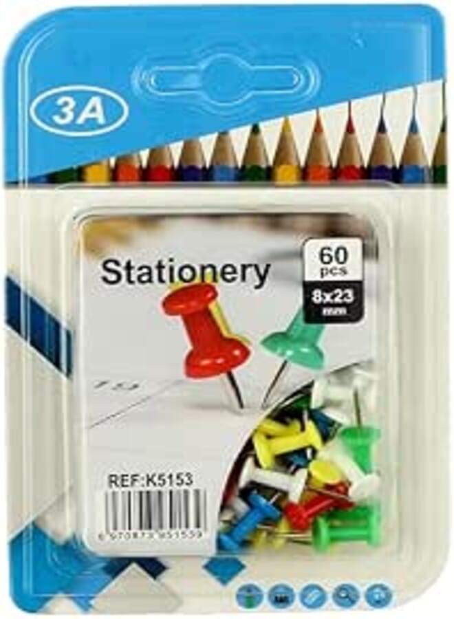 3A Staples Perspective For The Board Alfeline 120 Pin 23x8 ml 2 Pieces - Multi Color